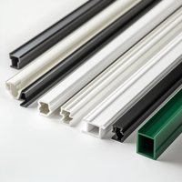 Profils PVC/UPVC sur mesure de type U/H, extrusion en usine, tuyaux en plastique avec service de découpe