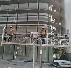 <span class=keywords><strong>Plateforme</strong></span> suspendue électrique galvanisée pour la construction de tours de haute altitude avec panier de <span class=keywords><strong>basket</strong></span> électrique intégré - Product Image 4