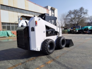 Ban Skid Steer Loader Buatan Cina 2024, Mini Skid Steer untuk Dijual, Mini Skid Steer Loader Efisiensi Tinggi, Minicargador - Product Image 2