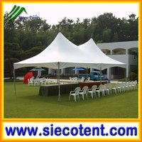 Tente de réception de luxe SIECO MQ-20 20x20 20x30 20x40 en tissu Oxford avec poteaux en aluminium, couleurs personnalisées, pour expositions en plein air, mariages, événements