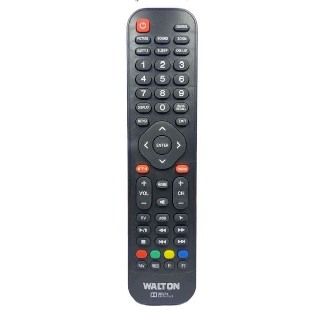 Factory Supply New Arrival Walton Dolby Digital Smart LED TV Remote Control OEM ODM Custom Wholesale