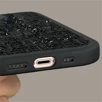 Coque de téléphone 3D Ours avec chaîne de poignet, motif brillant, protection souple de l'objectif pour iPhone 11 12 13 14 Pro Max X XR XS