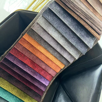 Vente flash : Tissu d'ameublement en velours hollandais uni 100 % polyester, tricoté en tricot, résistant aux déchirures, infroissable, léger pour