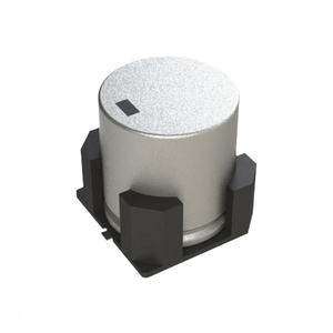 Condensateur à montage en surface (SMD) 3300 µF 20% 6,3V EEV-FK0J332V, canal fabricant, type CAP ALUM 3300UF - Product Image 1