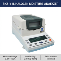 Analizador de Humedad Halógeno SKZ111L-1 110g/1mg, 3 Modos de Secado, 0.01% de Precisión, RS232 para Granos, Alimentos y Productos Farmacéuticos