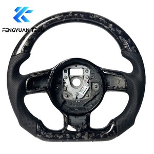 Volant en fibre de carbone forgée et alcantara pour Volvo XC60 XC70 XC90 C30 V40 V60 V70 V90 S40 <span class=keywords><strong>S60</strong></span> S80 S90 2009 2010 <span class=keywords><strong>2014</strong></span> 2015 - Product Image 3