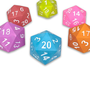 Custom 20-Sided PU Foam <b>Dice</b> Anti-Stress Board Game for Personalized Logo - Product Image 4