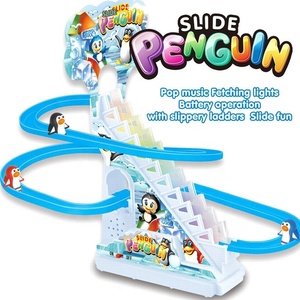 Pingüino Automático para Subir Escaleras, <span class=keywords><strong>Juguete</strong></span> Educativo Eléctrico para Niños, Tobogán de Pingüino, Regalo - Product Image 2
