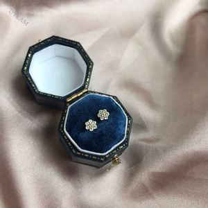 Dylam Trendy Lovely <b>Cute</b> Mini <b>Earrings</b> Flower 925 Sterling Silver Gold Plated Small Stud <b>Earrings</b> for Girls - Product Image 5