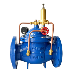 Válvula de Control Hidráulico 500X de Hierro Dúctil y Válvula de Alivio para Drenaje Automático de Tuberías de Suministro de Agua - Product Image 5