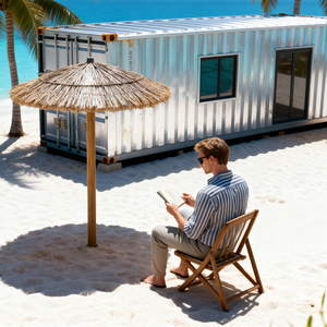 Nhà hai tầng có thể gập lại nhà 1-3 phòng ngủ 20 40ft gấp ra container nhà gấp một khung di động hiện đại - Product Image 3