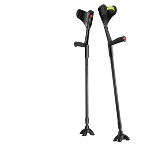 Béquilles en alliage d'aluminium réglables en hauteur, pliables et portables pour la rééducation - Product Image 2