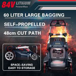 Certifiée CE GS EMC 20 pouces au lithium 84V <span class=keywords><strong>tondeuse</strong></span> à gazon électrique alimentée par <span class=keywords><strong>batterie</strong></span> <span class=keywords><strong>tondeuse</strong></span> à gazon électrique sans fil - Product Image 3