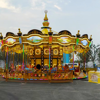 Manège de luxe 36 places pour adultes et enfants, équipement de divertissement extérieur de grande taille pour parcs d'attractions