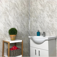 Panneaux muraux en PVC imperméable au design moderne Carrelage True Groove sans ligne de jointoiement Salle de bain Salle d'eau Lavage de voiture Douche Revêtement mural