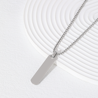 Ywyougang Collier unisexe personnalisable en acier inoxydable plaqué or 18 carats avec pendentif ovale vierge et perle, style décontracté/sportif, idéal comme cadeau