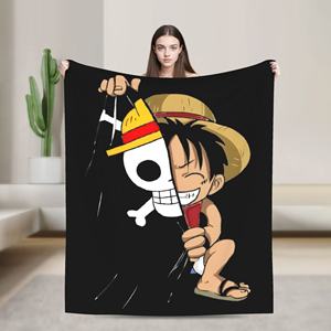 Plaids rétro en peluche à thème anime et <span class=keywords><strong>manga</strong></span>, couverture chaude et originale pour chaise, canapé, printemps, automne, dérivés d'anime - Product Image 1