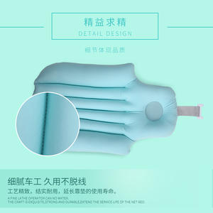 Coussin de bain ergonomique pour adultes, coussin de dossier portable avec support de tête, couleur bleue YW202015 - Product Image 3