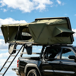 Tente de <span class=keywords><strong>toit</strong></span> rigide pour voiture 4x4, ouverture latérale, imperméable, ABS, quatre saisons, avec accessoires - Product Image 2