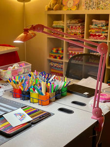 Lampada Professionale per Unghie 9501LED con Luce Regolabile, Lampada da Scrivania a LED per Ciglia, Lampada per Salone di Bellezza - Product Image 5