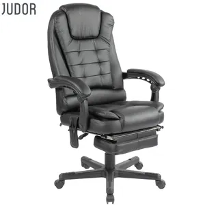 Judor Ergonomic Massage Ghế Văn Phòng Sang Trọng Boss Bàn Và Ghế Văn Phòng Với Footrest Có Thể Gập Lại