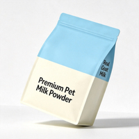 Sachet alimentaire pour animaux personnalisé imprimé, sachet refermable pour friandises pour chiens et chats, sachet alimentaire pour animaux résistant à l'humidité avec fermeture éclair