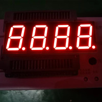 Afficheur LED à 7 segments à 4 chiffres de 0,8 pouce Super Rouge (620-625 NM) Houkem-8041-A/BSR 12 broches