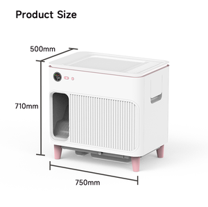 Caja de arena automática para gatos con control de aplicación, caja de arena autolimpiante WIFI sin olores, inodoro para mascotas, caja de arena de capacidad Extra grande - Product Image 5