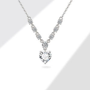 925 Sterling Silver Tim Zircon Mặt Dây Chuyền Vòng Cổ Của Phụ Nữ 18K Vàng Mạ Đồ Trang Sức Đơn Giản Mặt Dây Chuyền Mặt Dây Chuyền Bán Buôn - Product Image 6