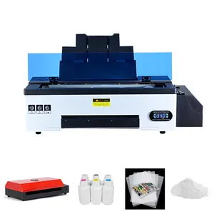 Stampante A3 R1390 DTF con forno A3 DTF transfer film t-shirt macchina da stampa inchiostro bianco agitazione stampante Flatbed A3