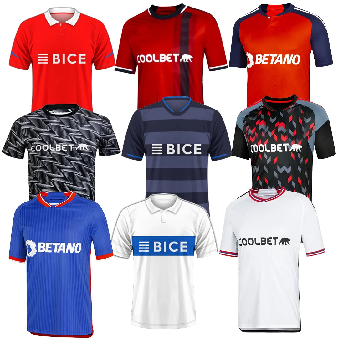 Groothandel 2023 Nieuwe Seizoen Futbol Chileno Soccer Jersey Set Club Divisie De Chile 2023 Kits Klassieke Voetbalshirts Uniformen