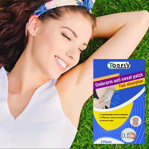 TONFLY <span class=keywords><strong>Transpiration</strong></span> <span class=keywords><strong>Forte</strong></span> Absorption Sueur Anti Sueur Coussinets Déodorants Aisselles Absorber Patch Aisselles Sueur Autocollant - Product Image 5