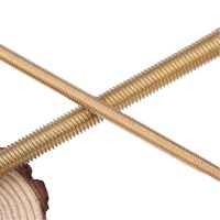 Fully Threaded Brass Rod & Screw Rod China Origin No Treatment Finish