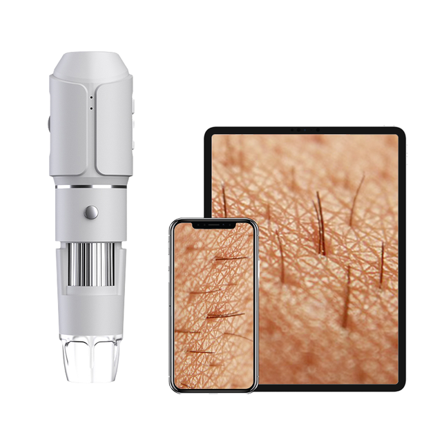 1600X Wireless WiFi Digital Microscope for Skin Hair Beauty Compatible with iPhone Android