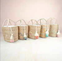 Sac fourre-tout en paille tissée à la main Style bohème sac à main d'été écologique pour femmes du Vietnam