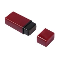 Offre Spéciale – Boîtier Rouge 17*9mm pour Tampon Flash de Poche, Fournitures de Tampons en Caoutchouc Photosensibles Personnalisés, Boîtier de Tampon de Bureau OEM avec Tampon de 7mm d'Épaisseur