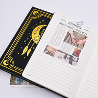 Carnet de notes ligné personnalisé A5, couverture rigide en cuir PU, carnets pour étudiants