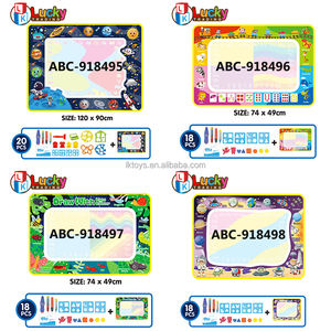 Lucky Toys Alas Gambar Air Ajaib Ukuran Besar 120x90cm Mainan Alas Lukis Gambar Air untuk Anak - Product Image 5