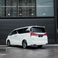 Kit carrosserie style Lexus LM300 pour Toyota Alphard Vellfire série 30 2015-2023 : pare-chocs avant et arrière, capot, garde-boue, phares