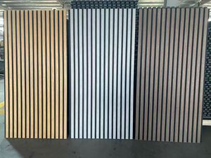 Pannello acustico a doghe in legno di alta qualità per l'<span class=keywords><strong>isolamento</strong></span> acustico delle pareti del soggiorno - Product Image 1