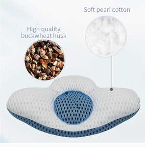 Jiyimei vente en gros 3D taille soutien coussin <span class=keywords><strong>sarrasin</strong></span> coquille bon remplissage <span class=keywords><strong>oreiller</strong></span> pour dormir bureau hôtel utiliser PP coton oreillers - Product Image 6