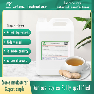 100% Pure Natural Concentrado Sabor Extrato De Gengibre Líquido Gengibre Concentrado Líquido Sabor De Suco De Gengibre para Refrigerantes - Product Image 2