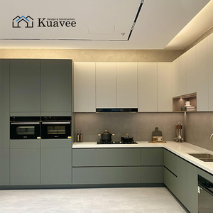 Kuavee Indoor Custom RTA Kitchen Cabinets Ready to Assemble Cabinet Cupboard Pantry Cabinet Wooden Cabinet Kitchen Cabinets - Product Image 1