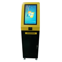 Terminal de service libre ATM multifonctionnel : Prix, dépôt d'espèces, accepteur de paiement par pièces et billets, changeur de monnaie, impression A4