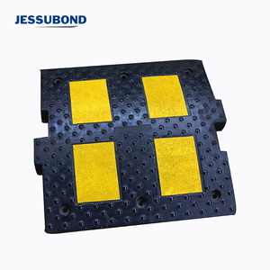 Reductores de velocidad reflectantes para carreteras, reductores de velocidad de caucho de alta visibilidad para la seguridad del tráfico - Product Image 6