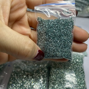 Moissanite <span class=keywords><strong>vert</strong></span> Melee 1,2 mm-2,7 mm, pierre précieuse en vrac, <span class=keywords><strong>prix</strong></span> bas pour montre glacée, chaîne tennis - Product Image 3