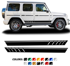 2 Pcs Bandes Latérales de Porte Jupe Décalcomanie pour <span class=keywords><strong>Mercedes</strong></span> pour Benz Classe G G63 pour AMG G65 G55 G500 W463 G550 G350 W464 Accessoires - Product Image 5