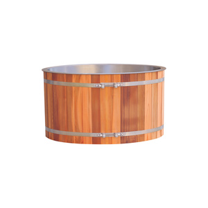 Vapasauna Moderne Extérieure pour Bain Froid en Cèdre Rouge Écologique Autoportante Installation Facile <span class=keywords><strong>Spa</strong></span> Bain de Glace XL Intérieur - Product Image 6