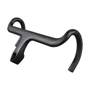 Full Carbon road bike integrated handlebar 31.8*400mm/420mm/440mm-90mm/100mm/110mm/120mm