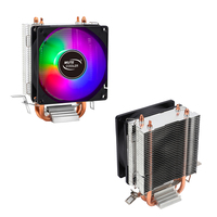 Refroidisseur de processeur haute performance 2026 RGB avec 2 caloducs, refroidisseur d'air RGB pour processeur LGA 2011 1366 1200 1700 AM4